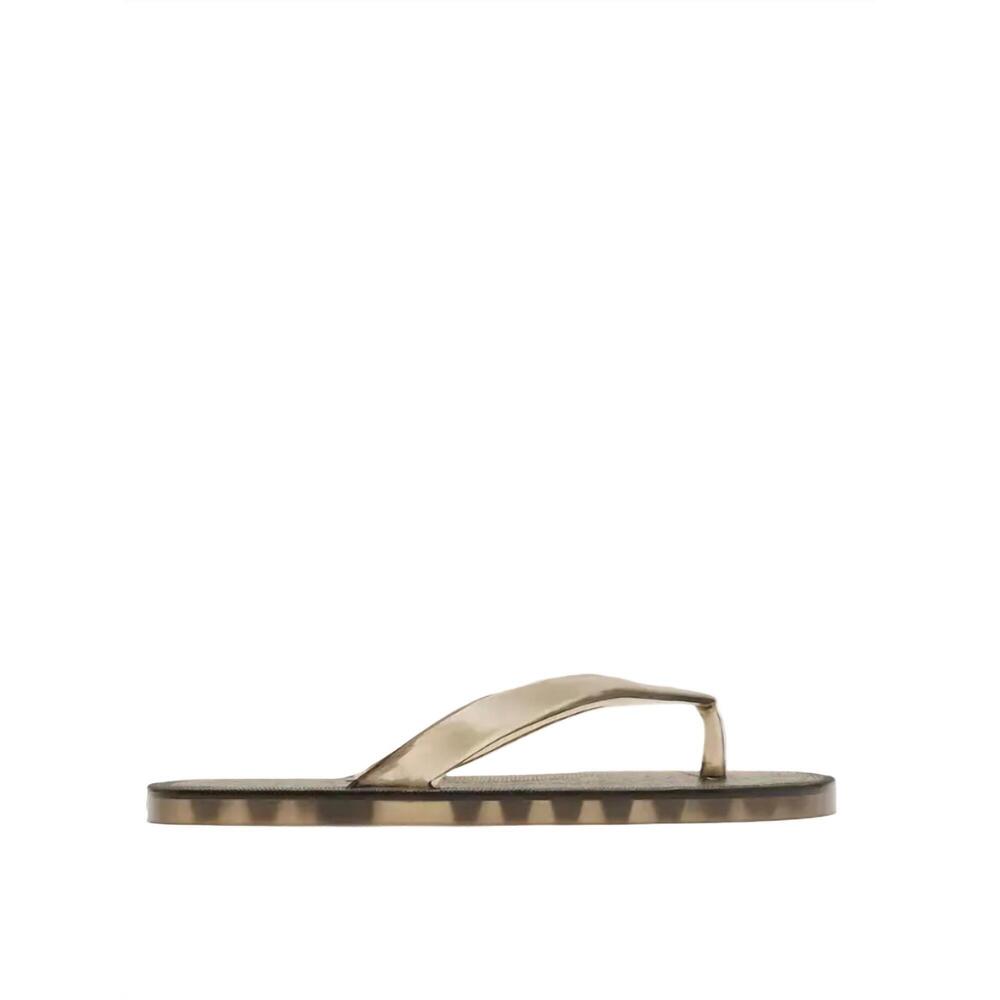NEW ST. AGNI women's jelly flip flop in smoke